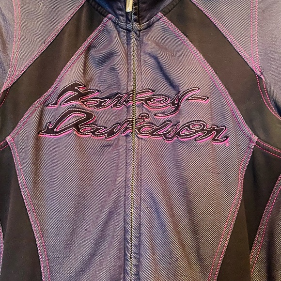 Harley Davidson Vintage line (2011) women’s lightweight zip w pockets. M - Picture 2 of 7